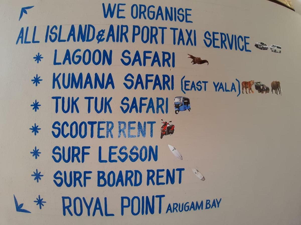 Royal Point Arugambay Hotel Arugam Bay Eksteriør billede